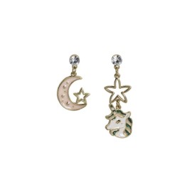 Aretes unicornio esmaltados