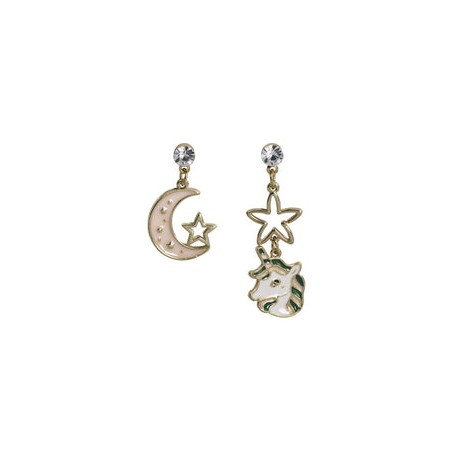 Aretes unicornio esmaltados